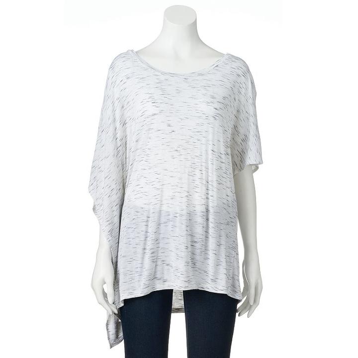 Women's Juicy Couture Marled Tunic, Size: Medium, White