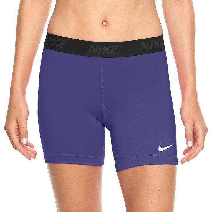 Women's Nike Cool Victory Base Layer Workout Shorts, Size: Xl, Drk Purple