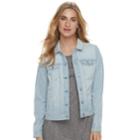 Women's Sonoma Goods For Life&trade; Jean Jacket, Size: Xs, Med Blue