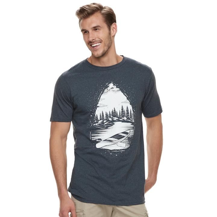Big & Tall Sonoma Goods For Life&trade; Canoe Graphic Tee, Men's, Size: 2xb, Dark Blue