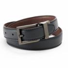 Izod Textured Reversible Leather Belt - Boys, Boy's, Size: Xs, Oxford