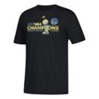 Boys 8-20 Adidas Golden State Warriors 2017 Nba Champions Locker Room Tee, Size: M(10-12), Black