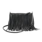 Candie's&reg; Kristina Fringe Mini Crossbody Bag, Women's, Grey
