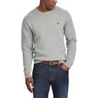 Men's Chaps Classic-fit Solid Crewneck Sweater, Size: Medium, Grey