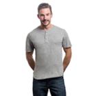 Men's Lee The Weekender Classic-fit Textured Henley, Size: Xxl, Grey Other