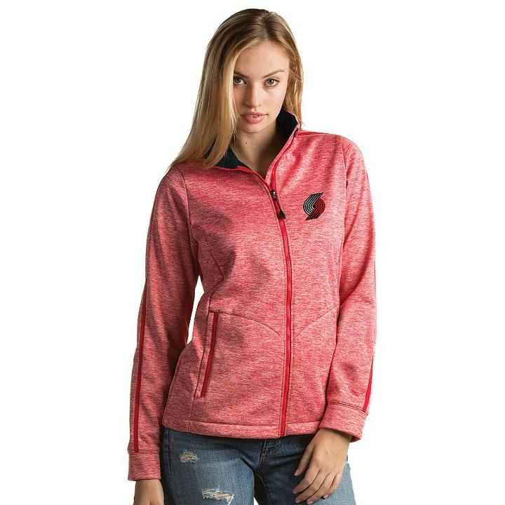 Antigua, Women's Portland Trail Blazers Golf Jacket, Size: Large, Dark Red