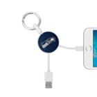 Seattle Seahawks Keychain Portable Charging Lightning Cable, Boy's, Multicolor