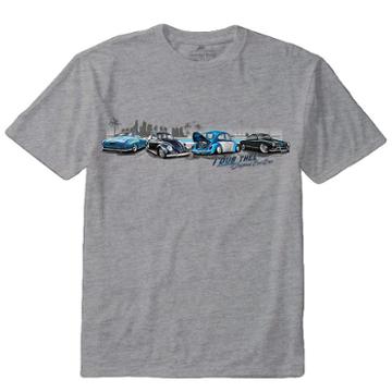 Big & Tall Newport Blue Volkswagen I Dub Thee Original Bad Boys Tee, Men's, Size: Xl Tall, Light Grey