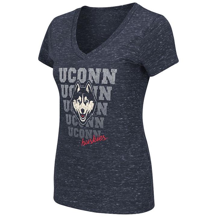 Women's Uconn Huskies Delorean Tee, Size: Xl, Blue (navy)