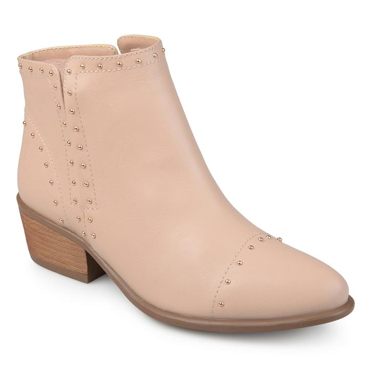 Journee Collection Gypsy Women's Ankle Boots, Size: Medium (8.5), Light Pink