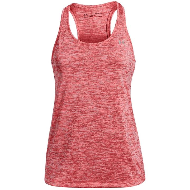 Women's Under Armour Tech Tank, Size: Large, Brt Pink