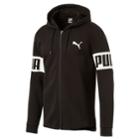 Men's Puma Rebel Full-zip Hoodie, Size: Xxl, Black