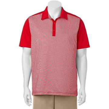 Men's C-buk By Cutter & Buck Wildwood Slim-fit Colorblock Performance Golf Polo, Size: Xl, Red
