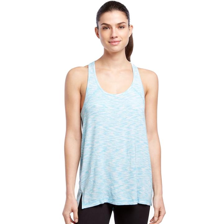 Women's Jockey Sport Cadence Tank, Size: Medium, Blue (navy)