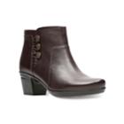Clarks Emslie Monet Women's Ankle Boots, Size: Medium (6.5), Dark Brown