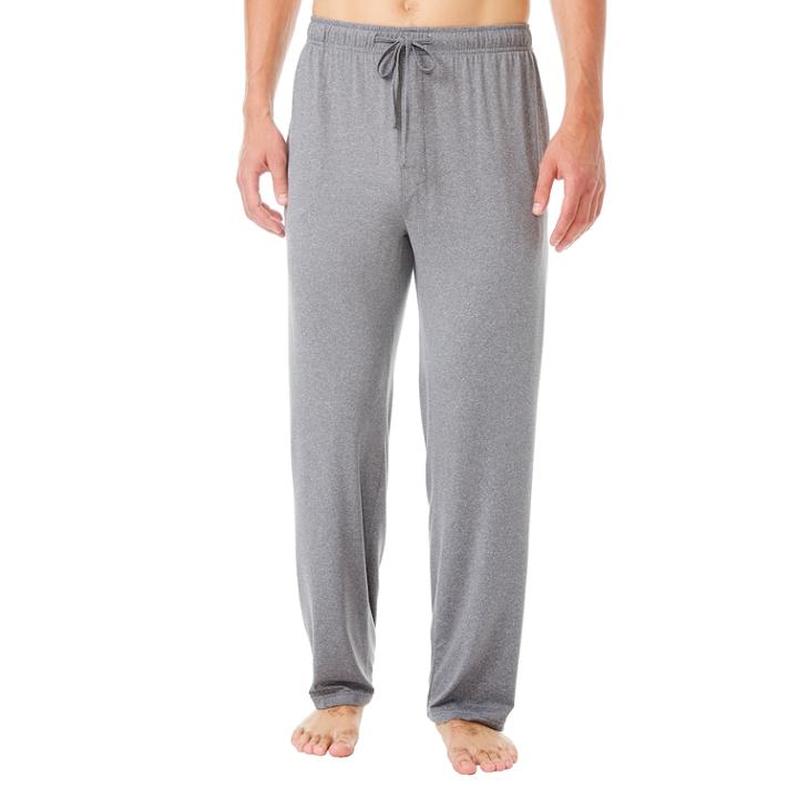 Men's Coolkeep Solid Performance Lounge Pants, Size: Large, Grey