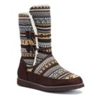 Cuddl Duds Evelyn Women's Slipper Boots, Size: 9, Brown