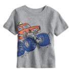 Baby Boy Jumping Beans&reg; Monster Truck Graphic Tee, Size: 12 Months, Med Grey