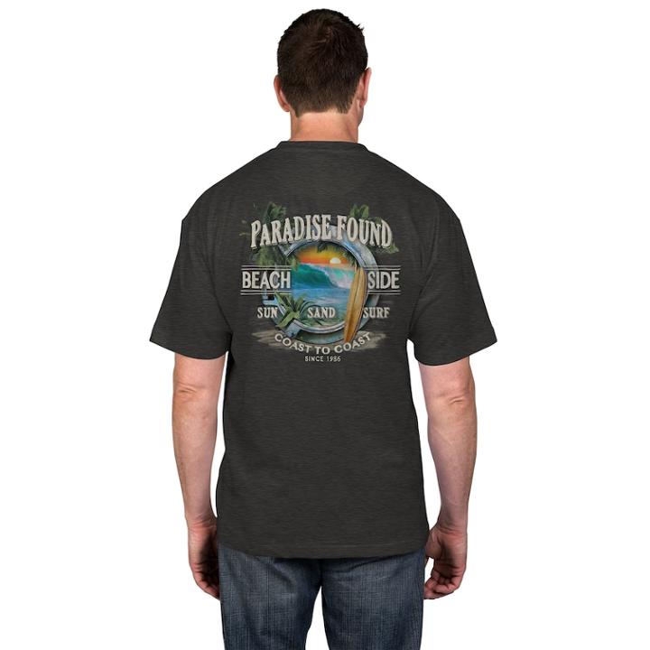 Big & Tall Newport Blue Tropical Tee, Men's, Size: 4xb, Dark Grey