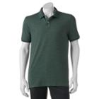 Men's Sonoma Goods For Life&trade; Flexwear Classic-fit Pique Polo, Size: Large, Med Green