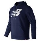 Men's New Balance Essential French Terry Pullover Hoodie, Size: Medium, Blue