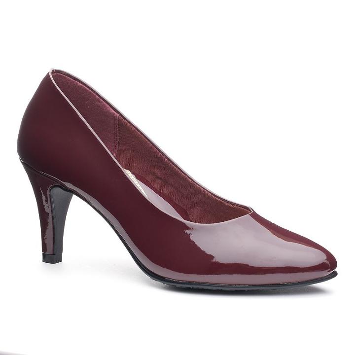 Soft Style By Hush Puppies Raylene Women's High Heels, Size: 9 Wide, Dark Red