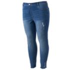 Plus Size Lc Lauren Conrad Pull-on Jeggings, Women's, Size: 24 W, Blue