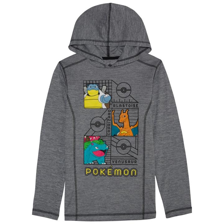 Boys 8-20 Pokemon Hoodie Tee, Size: Xl, Red Overfl