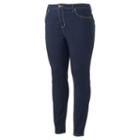 Juniors' Plus Size So&reg; High-waisted Jeggings, Teens, Size: 16 W, Dark Blue