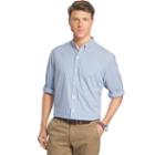 Men's Izod Classic-fit Striped Stretch Button-down Shirt, Size: Large, Blue Other