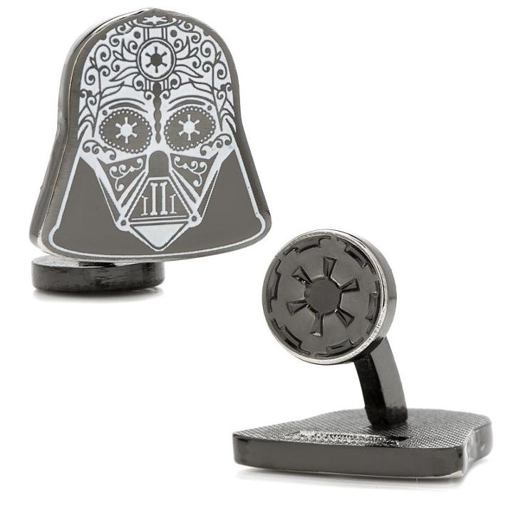Star Wars Darth Vader Sugar Skull Cuff Links, Men's, Black