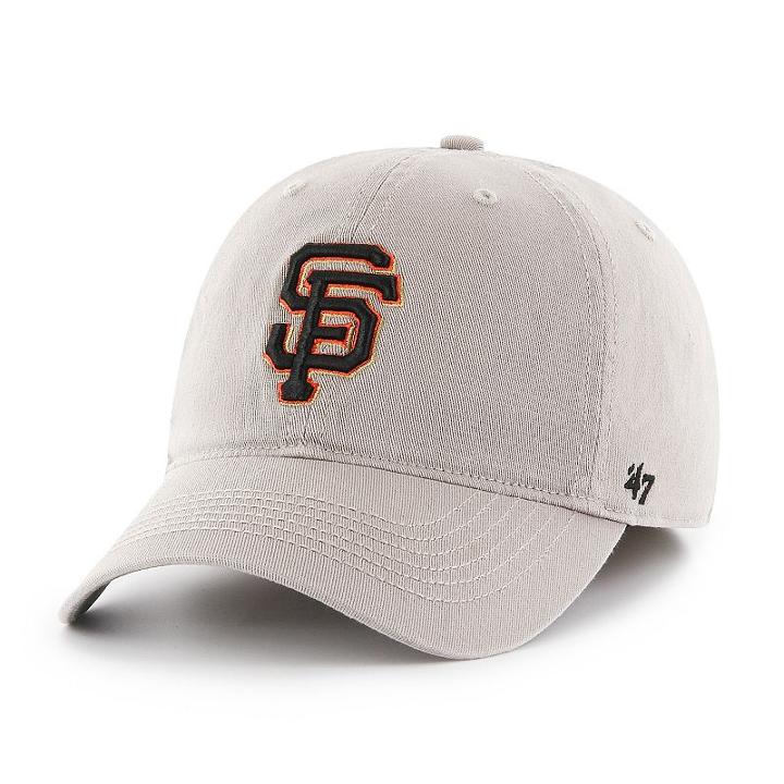 Adult '47 Brand San Francisco Giants Roper Closer Fitted Cap, Grey