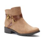 Croft & Barrow&reg; Aimee Women's Ortholite Ankle Boots, Size: 7, Lt Beige
