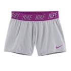 Girls 7-16 Nike Exposed Waistband Shorts, Size: Medium, Oxford