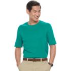 Men's Croft & Barrow&reg; Classic-fit Solid Performance Crewneck Tee, Size: Medium, Green