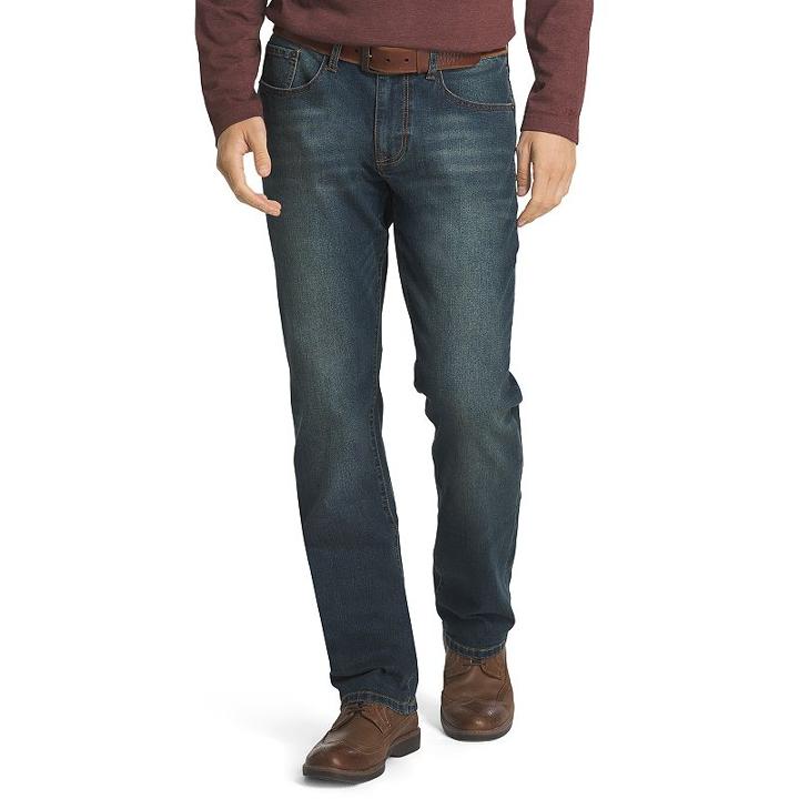 Men's Izod Comfort-stetch Straight Fit Jeans, Size: 32x32, Blue Other