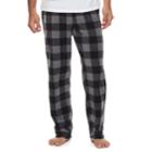 Men's 2-pack Patterned And Solid Microfleece Lounge Pants, Size: Large, Silver
