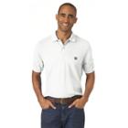 Men's Chaps Solid Pique Polo, Size: Xxl, White