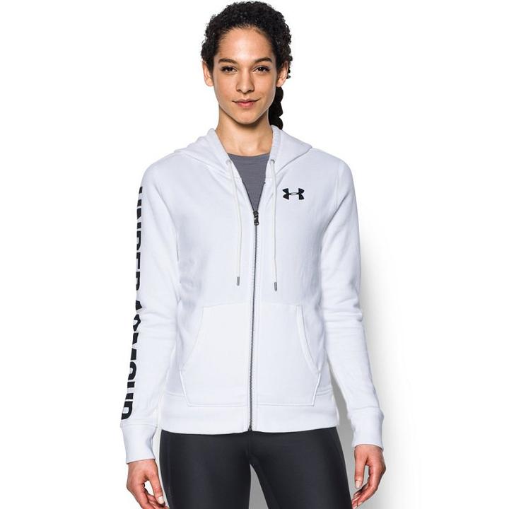 Women's Under Armour Favorite Full-zip Hoodie, Size: Xs, White