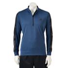 Men's Adidas Eleraw Quarter-zip Top, Size: Medium, Silver