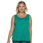 Plus Size Sonoma Goods For Life&trade; Essential Tank, Women's, Size: 3xl, Dark Blue