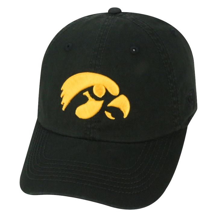 Youth Top Of The World Iowa Hawkeyes Crew Baseball Cap, Men's, Black