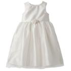 Toddler Girl Marmellata Classics Shantung Rosette Ballerina Dress, Size: 2t, White Oth