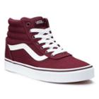 Vans Ward Hi Women's Canvas Skate Shoes, Size: Medium (7.5), Dark Red