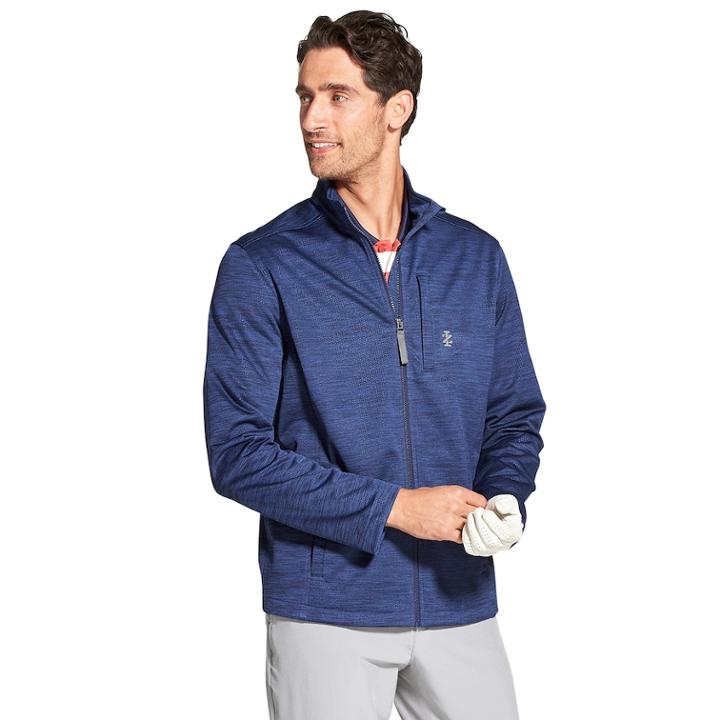 Men's Izod Hydra Shield Space-dye Bonded Golf Jacket, Size: Xxl, Brt Blue