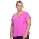 Plus Size Fila Sport&reg; Basic Racer Tee, Women's, Size: 2xl, Brt Purple