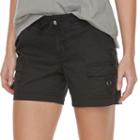 Women's Sonoma Goods For Life&trade; D-ring Utility Shorts, Size: 8, Black