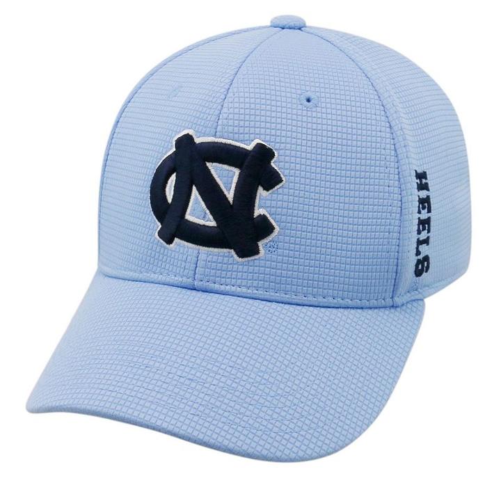 Adult North Carolina Tar Heels Booster Plus Memory-fit Cap, Men's, Light Blue