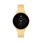 Studio Time Women's Crystal Bangle Watch, Size: Medium, Yellow