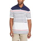 Big & Tall Chaps Classic-fit Striped Performance Polo, Men's, Size: 3xl Tall, White
